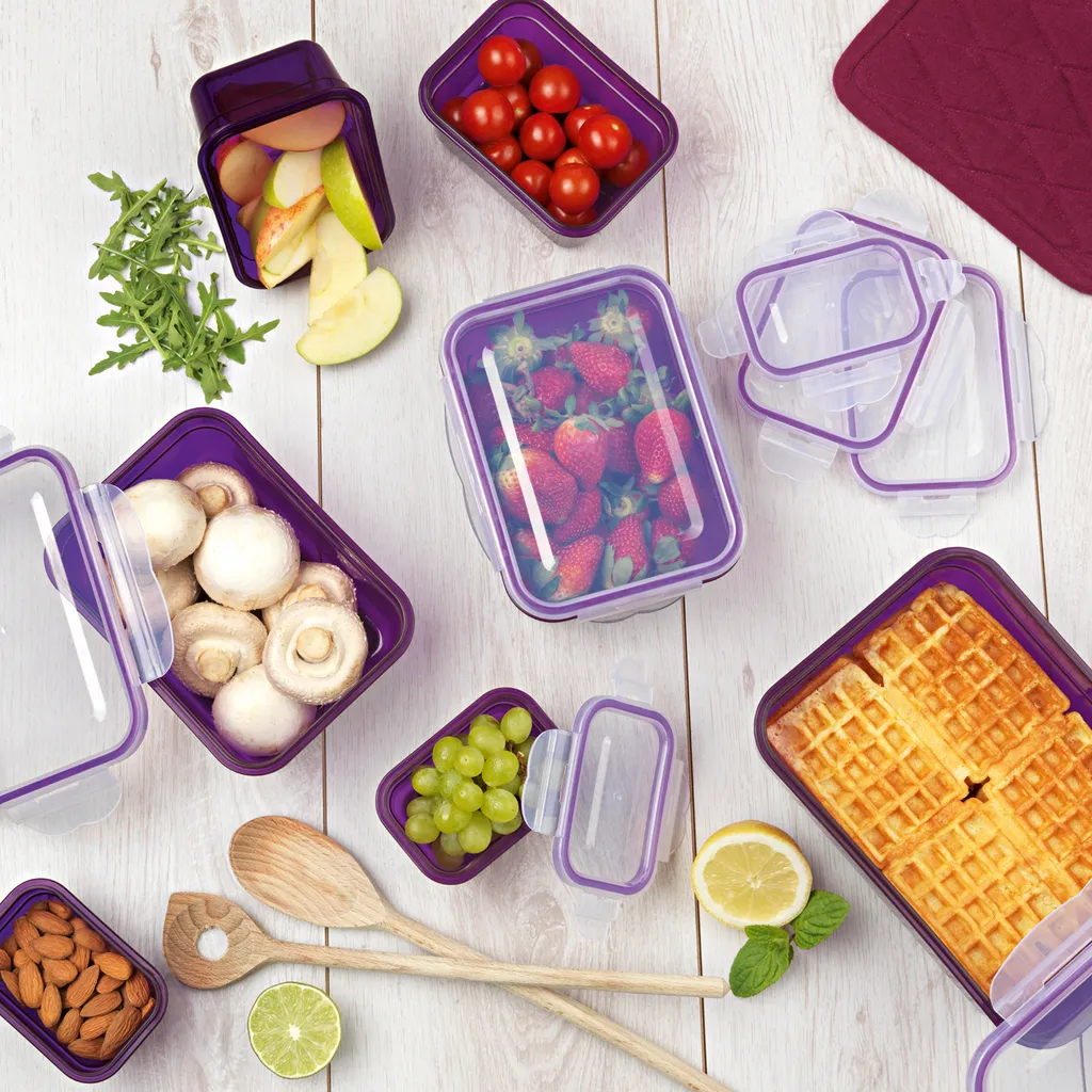 GOURMETmaxx Frischhaltedosen Klick-it 28-tlg. in Lila Frischhaltedosen Set Klick-It Gefrierdosen Lunchbox Brotdose 14 Stück Lila GOURMETmaxx Frischhaltedosen Klick-it 28-tlg. In Lila Frischhaltedosen Set Klick-It Gefrierdosen Lunchbox Brotdose 14 Stück Lila -kaufland verkäufe de2c0b1f23342e413147736ce32a0488 1