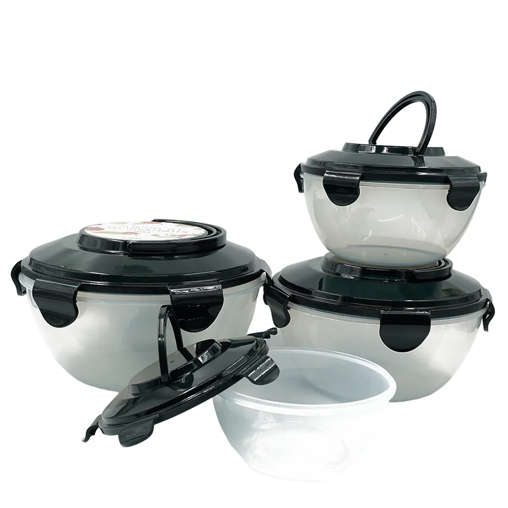 PLENTYFY Vorratsdosen 8 teilig - Vorratsdosen Set rund mit Deckel Vorratsbehälter - Schwarz Luftdicht & Auslaufsicher Vorratsgläser Set Salatschüssel mit Tragegriff PLENTYFY Vorratsdosen 8 Teilig - Vorratsdosen Set Rund Mit Deckel Vorratsbehälter - Schwarz Luftdicht & Auslaufsicher Vorratsgläser Set Salatschüssel Mit Tragegriff -kaufland verkäufe de421b3c71b443099c52a781c5067edc