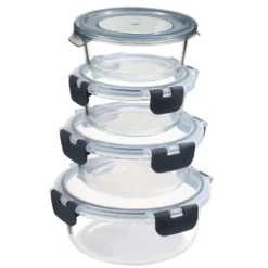 PIE LOCK Frischhaltedosen Set 24 Teilig - Frischhalte Dosen Glasdose Eckig Vorratsdosen - In Transparent Mit Grau Mikrowellengeeignete Frischhaltedose Essensbox Für Lebensmittel BPA-Frei 4 PIE LOCK Frischhaltedosen Set 24 Teilig - Frischhalte Dosen Glasdose Eckig Vorratsdosen - In Transparent Mit Grau Mikrowellengeeignete Frischhaltedose Essensbox Für Lebensmittel BPA-Frei -kaufland verkäufe de69ef1d96fbbdb4ecb97f40b8130cec