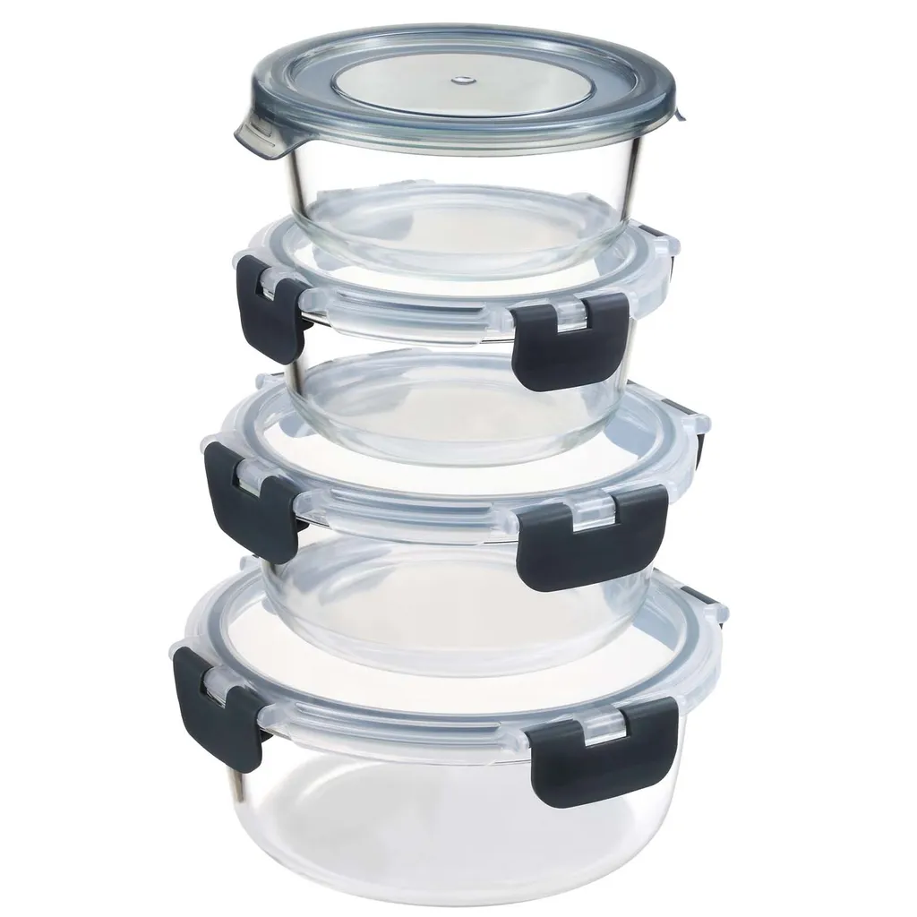 PIE LOCK Frischhaltedosen Set 24 teilig - Frischhalte Dosen Glasdose eckig Vorratsdosen - in Transparent mit Grau Mikrowellengeeignete Frischhaltedose Essensbox für Lebensmittel BPA-Frei PIE LOCK Frischhaltedosen Set 24 Teilig - Frischhalte Dosen Glasdose Eckig Vorratsdosen - In Transparent Mit Grau Mikrowellengeeignete Frischhaltedose Essensbox Für Lebensmittel BPA-Frei -kaufland verkäufe de69ef1d96fbbdb4ecb97f40b8130cec