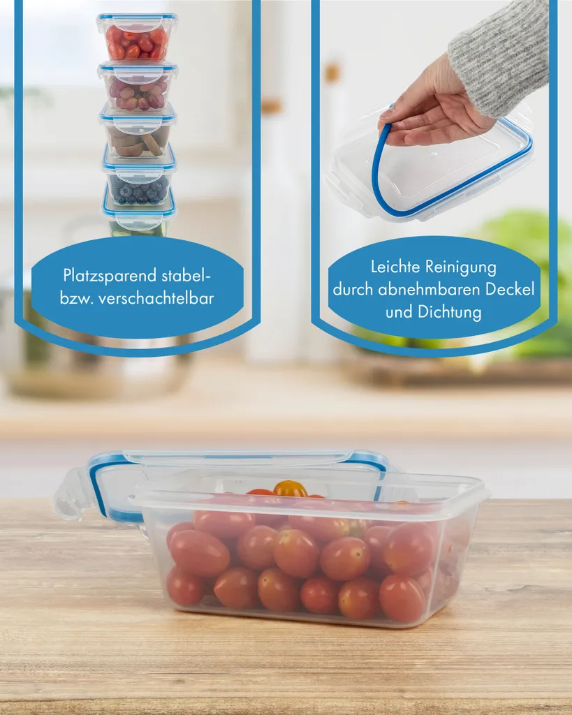 classbach® 5er-Set Kunststoff-Frischhaltedosen mit Deckel 100% dicht, Lunchbox Brotdose Meal Prep Boxen mit Deckel, Vorratsdosen geeignet f. Spülmaschine, Mikrowelle und Gefrierfach C-FHD 4007 K Classbach® 5er-Set Kunststoff-Frischhaltedosen Mit Deckel 100% Dicht, Lunchbox Brotdose Meal Prep Boxen Mit Deckel, Vorratsdosen Geeignet F. Spülmaschine, Mikrowelle Und Gefrierfach C-FHD 4007 K -kaufland verkäufe dea6d909d5d3ba0ae48e5fd5b96e9ca2