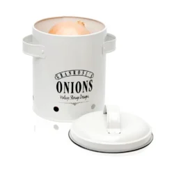 Klarstein Granrosi Iowa Zwiebeltopf Zwiebel-Vorratsdose Zwiebelbox Zwiebelbehälter , Emaille-Stahlblech , Ca. 17 X 22,5 X 14 Cm (BxHxT) , Rostfrei , Lüftungsöffnungen , Füllmenge: Ca. 1,6 Kg Zwiebeln , Seitengriffe , Creme 5 Klarstein Granrosi Iowa Zwiebeltopf Zwiebel-Vorratsdose Zwiebelbox Zwiebelbehälter , Emaille-Stahlblech , Ca. 17 X 22,5 X 14 Cm (BxHxT) , Rostfrei , Lüftungsöffnungen , Füllmenge: Ca. 1,6 Kg Zwiebeln , Seitengriffe , Creme -kaufland verkäufe df5baf97bcee42d310ec3cfc1d315ddc