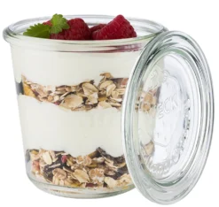 APS Weck-Glas Mit Deckel Sturz-Form 290 Ml 6er Set