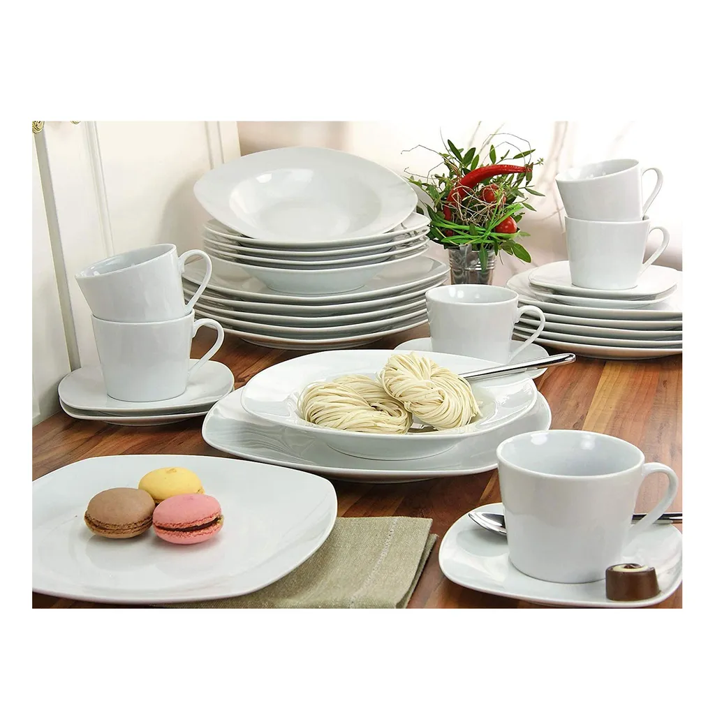 CreaTable 19511 Tafelservice Amelie für 6 Personen + Uni, Porzellan, weiß (1 Set, 12-teilig) CreaTable 19511 Tafelservice Amelie Für 6 Personen + Uni, Porzellan, Weiß (1 Set, 12-teilig) -kaufland verkäufe e636613ca2e60b3cb224aee19541a53f