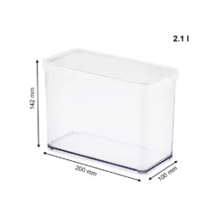 ROTHO Set Premium Dosen 5 Tlg. LOFT, Farbe:Transparent / Weiß -kaufland verkäufe e7c573681eaaa223dfd7bc9702d869bd