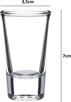 SCHLOSSEREI BAYERWALD Schnapsgläser Set 6 Stück Je 28 Ml - Shotgläser Wodka Schnaps Tequila Grappa - Transparent 7 Cm Höhe -kaufland verkäufe e8f320f9c24ee76616bbe13694b567d6