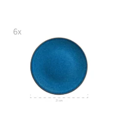 Mäser 931945 Frühstücksset Ossia Für 6 Personen, Steinzeug, Blau (1 Set, 18-teilig) -kaufland verkäufe ed3fe77492461c9fdeaed79c5fef7ba0