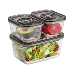 Caso Vakuum-Frischebehälter 3er Set - Für Platzsparende Aufbewahrung (1er Pack) -kaufland verkäufe ef5962f4b61e47a7b41e17c630541224