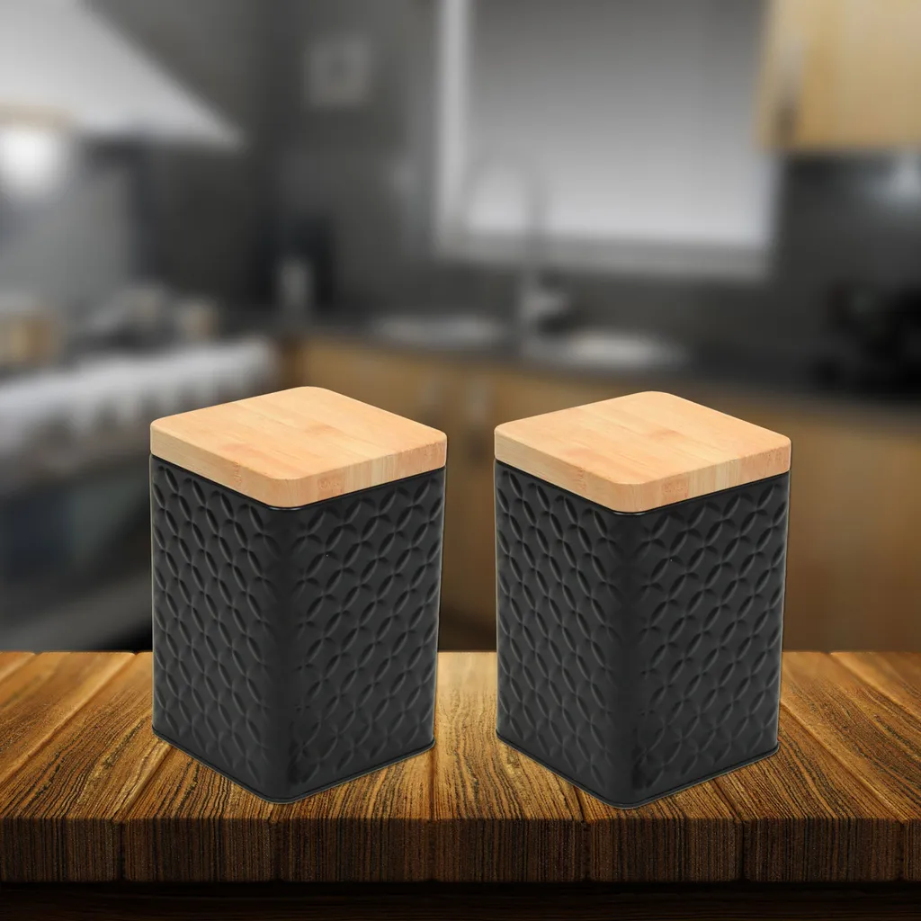 2er Set Metall Vorratsdose mit Deckel 16x10,5x10,5cm - Schwarz 2er Set Metall Vorratsdose Mit Deckel 16x10,5x10,5cm - Schwarz -kaufland verkäufe f0a14e3ef329910a0f1dd0b69797e152