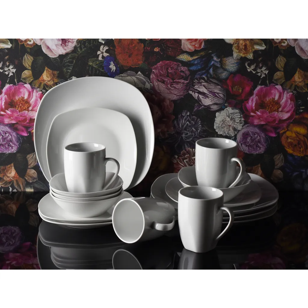 CreaTable 13915 Kombiservice Square für 4 Personen, Porzellan, weiß (1 Set, 16-teilig) CreaTable 13915 Kombiservice Square Für 4 Personen, Porzellan, Weiß (1 Set, 16-teilig) -kaufland verkäufe f1f1baf7618dd6ece34bac29664abd2b