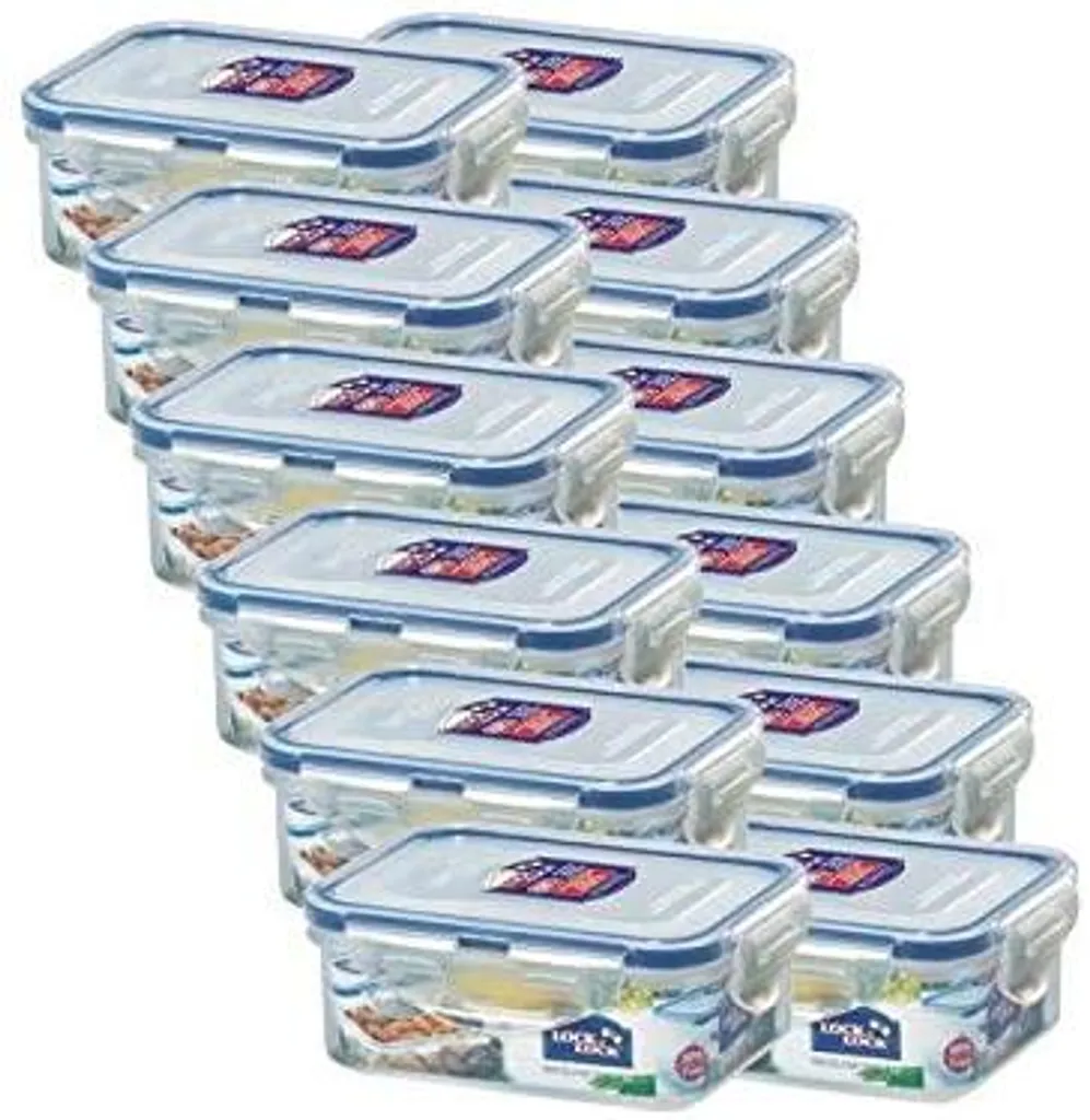 Lock & Lock 12er Set Frischhaltebox rechteckig 350ml 135x102x52mm HPL806 Lock & Lock 12er Set Frischhaltebox Rechteckig 350ml 135x102x52mm HPL806 -kaufland verkäufe f21a7c3b717293cc69ca68cfac552073