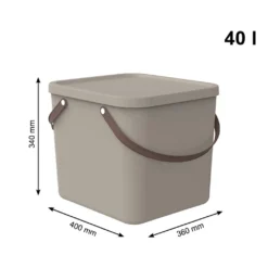 ROTHO Aufbewahrungssystem 40 L ALBULA, Farbe:Cappuccino 6 ROTHO Aufbewahrungssystem 40 L ALBULA, Farbe:Cappuccino -kaufland verkäufe f2bc77381c09578dd4c64271b835e1b9
