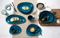 Kombiservice 30 Tlg. Taste Petrol