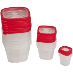 Deuba Frischhaltedosen Mit Deckel 24-tlg. Kunststoff BPA-Frei Spülmaschinen- Und Mikrowellengeeignet 6 Größen 120ml Bis 1700 Ml Küche Vorratsdosen, Farbe:rot -kaufland verkäufe f4869152fefd217329f2ebc94d51bab8