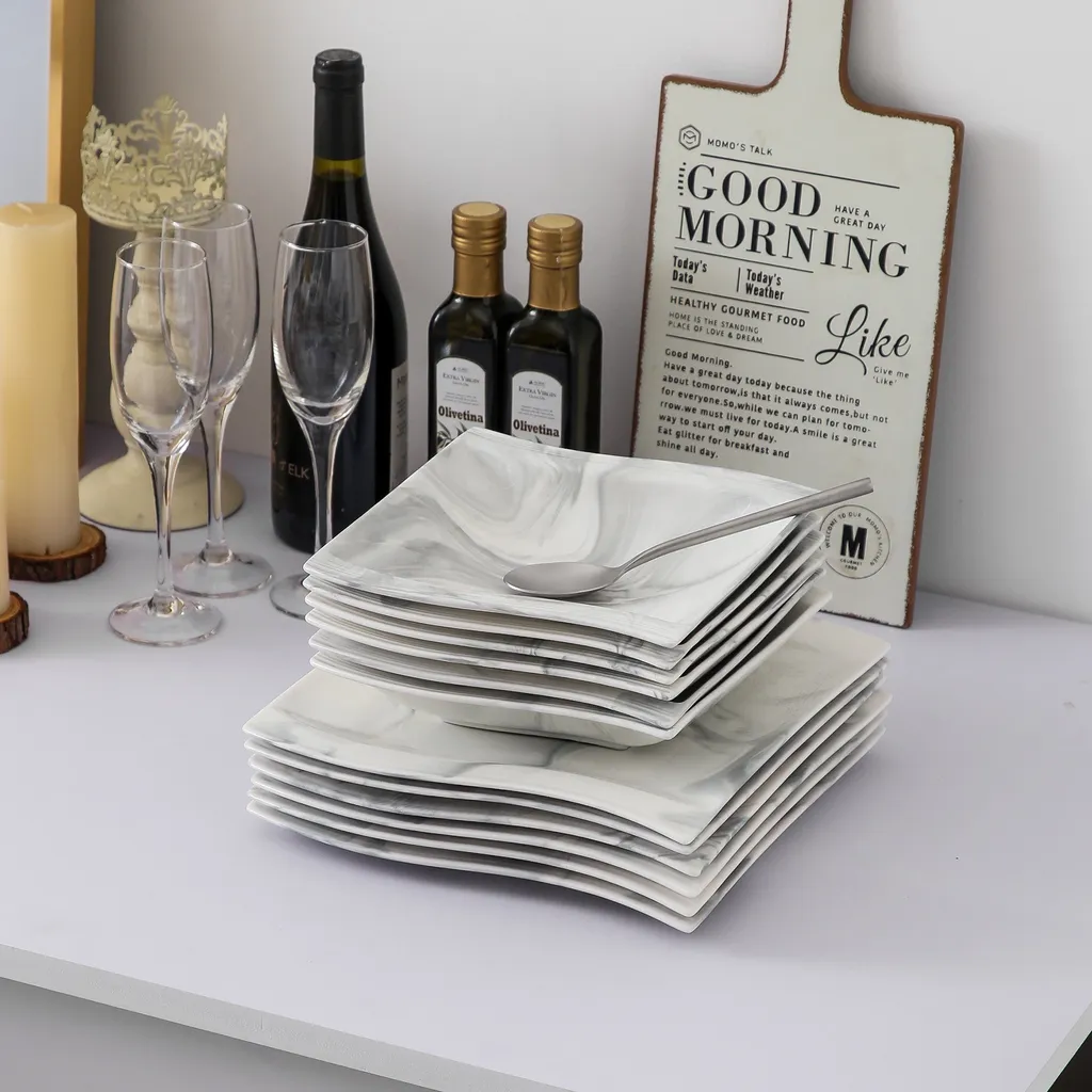 MALACASA, Serie Flora, Marmor Porzellan Tafelservice 24 Teiligen Set Kombiservice Geschirrset mit 12 Speiseteller und 12 Suppenteller für 12 Personen MALACASA, Serie Flora, Marmor Porzellan Tafelservice 24 Teiligen Set Kombiservice Geschirrset Mit 12 Speiseteller Und 12 Suppenteller Für 12 Personen -kaufland verkäufe f759777f219f5f2b0f368bac1e8dcd6c