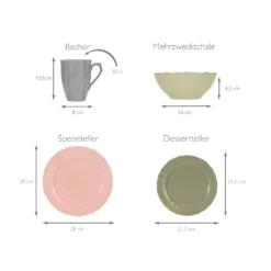 CreaTable 23819 Kombiservice Flora Colors Für 4 Personen, Porzellan, Mehrfarbig (1 Set, 16-teilig) 5 CreaTable 23819 Kombiservice Flora Colors Für 4 Personen, Porzellan, Mehrfarbig (1 Set, 16-teilig) -kaufland verkäufe f7c5ae1c84dc51587138e7691fb17ba6