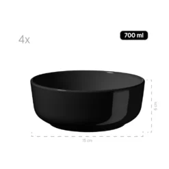 Mäser 931961 Kombiservice Alenia Für 4 Personen, Steinzeug, Schwarz (1 Set, 16-teilig) -kaufland verkäufe fdfc49c298bd43b0816bc82d751ff9aa